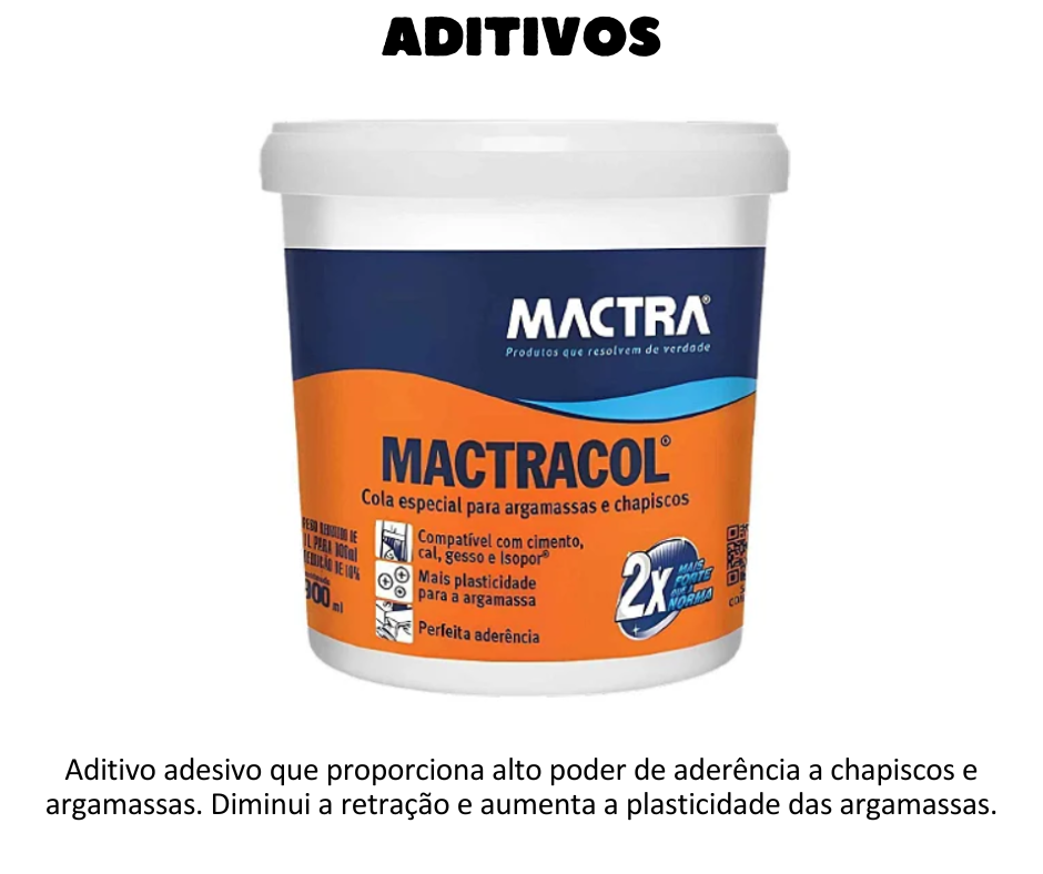 Coral Mactra Aditivo adesivo Mactracol. Aditivo para chapisco, reboco e muito mais. Na Schenkel claro. A melhor loja de impermeabilizantes do Rio Grande do Sul.